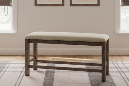 Bradenton Furniture Outlet - Ashley Furniture - Moriville Dining Room - Double UPH Bench (1/CN) / Beige - D631-09
