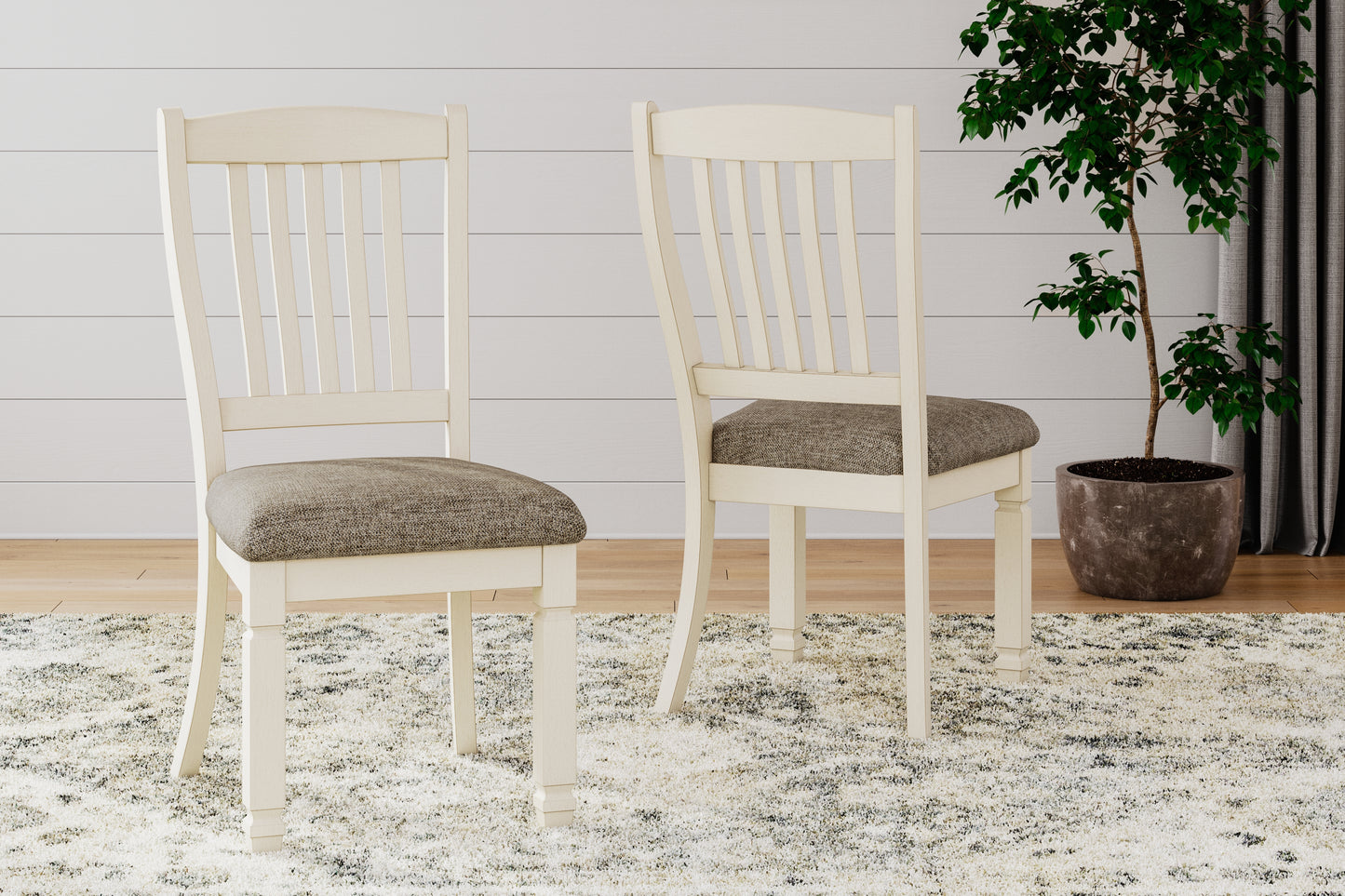 Bradenton Furniture Outlet - Ashley Furniture - Bolanburg Dining Room - Dining Chair (Set of 2) / Two-tone - D647-01X2