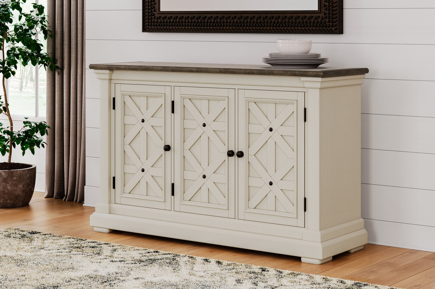 Bradenton Furniture Outlet - Ashley Furniture - Bolanburg Dining Room - Dining Room Server / Two-tone - D647-60