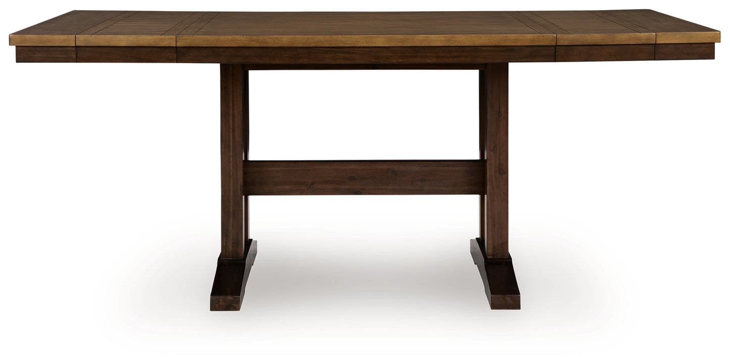 Bradenton Furniture Outlet - Ashley Furniture - Rylandeen Dining Room - RECT DRM Counter EXT Table - PCD651-32