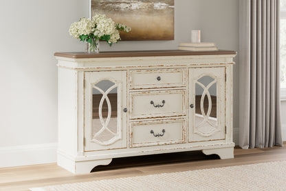 Bradenton Furniture Outlet - Ashley Furniture - Realyn Dining Room - Dining Room Server / Chipped White - D743-60