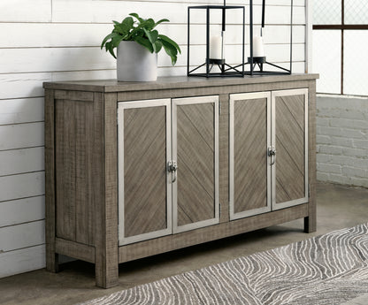 Bradenton Furniture Outlet - Ashley Furniture - Krystanza Dining Room - Rectangular Dining Room Table / Weathered Gray - D766-25