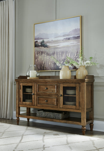 Bradenton Furniture Outlet - Ashley Furniture - Sturlayne Dining Room - Dining Room Server / Brown - D787-60