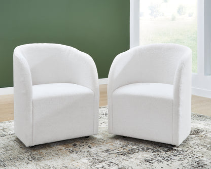 Bradenton Furniture Outlet - Ashley Furniture - Rowanbeck Dining Room - Dining Chair (Set of 2) / Black - D821-02AX2