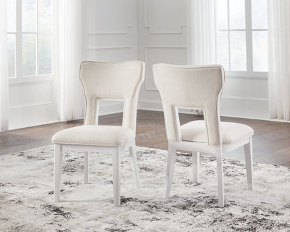 Bradenton Furniture Outlet - Ashley Furniture - Chalanna Dining Room - Dining Chair (Set of 2) / White - D822-01X2