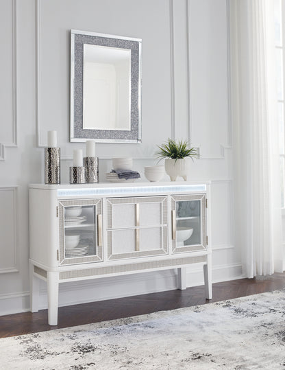 Bradenton Furniture Outlet - Ashley Furniture - Chalanna Dining Room - Dining Room Server / White - D822-60
