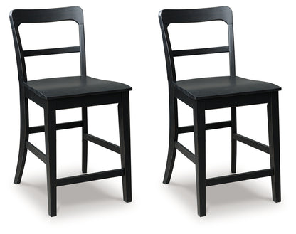 Bradenton Furniture Outlet - Ashley Furniture - Greddinton Counter Height Barstool (Set of 2) - Counter Height Barstool (Set of 2) / Multi - PCD824-124X2