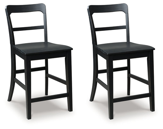 Bradenton Furniture Outlet - Ashley Furniture - Greddinton Counter Height Barstool (Set of 2) - Counter Height Barstool (Set of 2) / Multi - PCD824-124X2