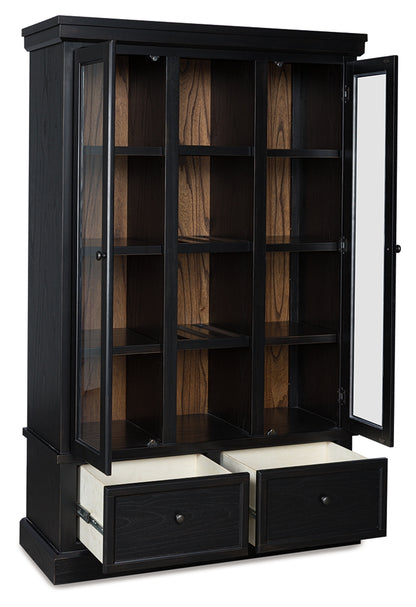 Bradenton Furniture Outlet - Ashley Furniture - Greddinton Curio - Curio / Black/Brown - PCD824-186