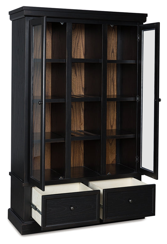 Bradenton Furniture Outlet - Ashley Furniture - Greddinton Curio - Curio / Black/Brown - PCD824-186