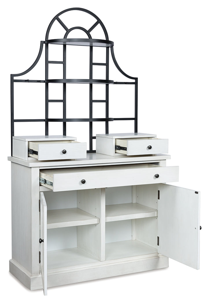 Bradenton Furniture Outlet - Ashley Furniture - Greddinton Baker's Rack - Baker's Rack / White - PCD824D1