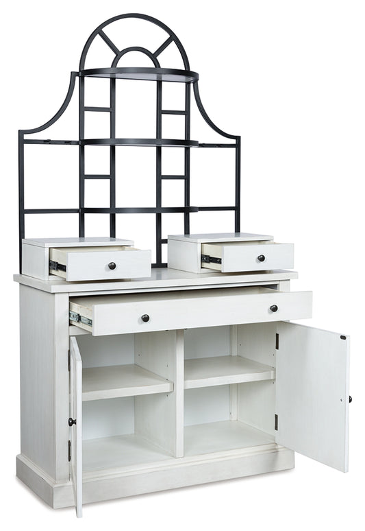 Bradenton Furniture Outlet - Ashley Furniture - Greddinton Baker's Rack - Baker's Rack / White - PCD824D1