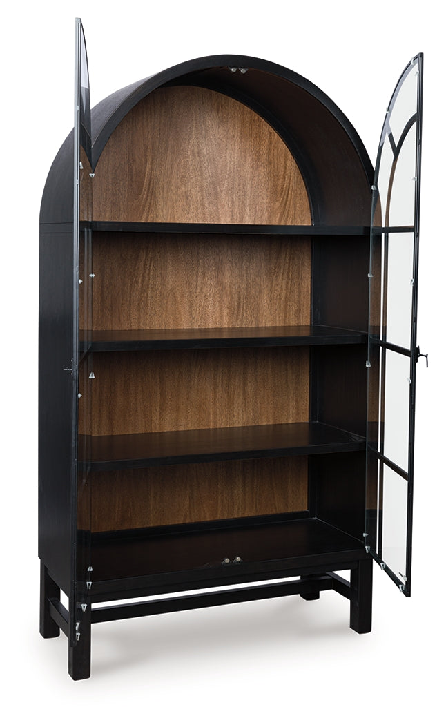Bradenton Furniture Outlet - Ashley Furniture - Greddinton Display Cabinet - Display Cabinet / Black/Brown - PCD824-376