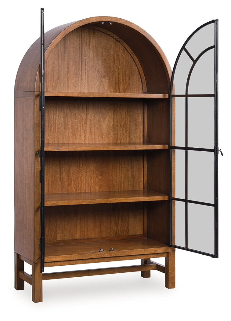 Bradenton Furniture Outlet - Ashley Furniture - Greddinton Display Cabinet - Display Cabinet / Brown/Black - PCD824-476