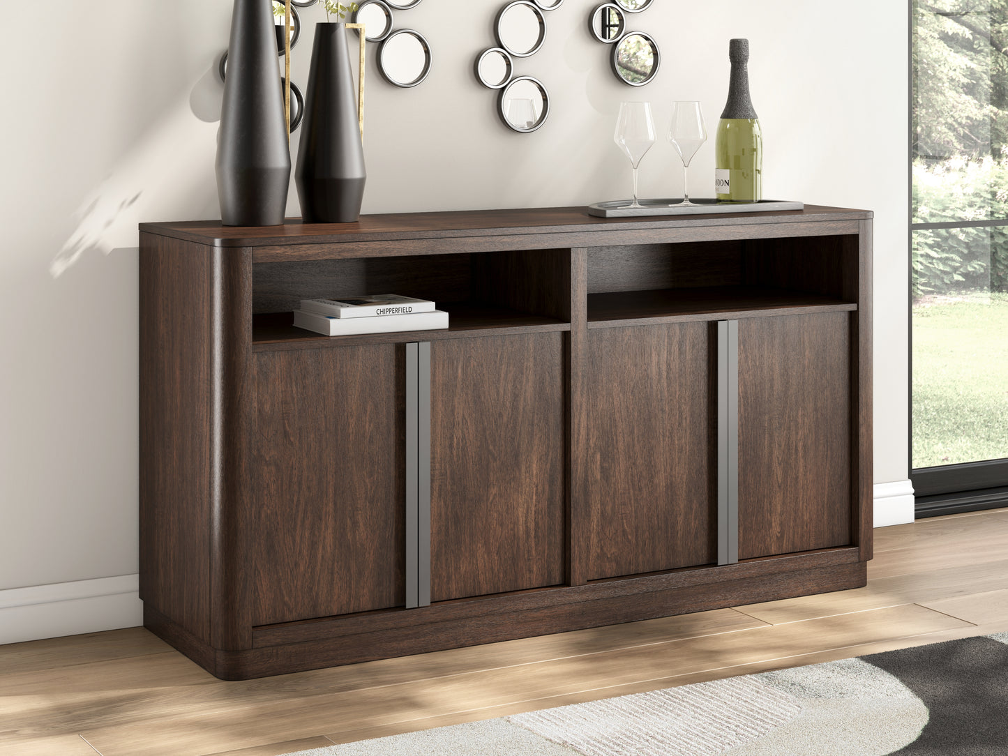 Bradenton Furniture Outlet - Ashley Furniture - Dilenno Dining Server - Dining Room Server / Dark Brown - PCD857-60