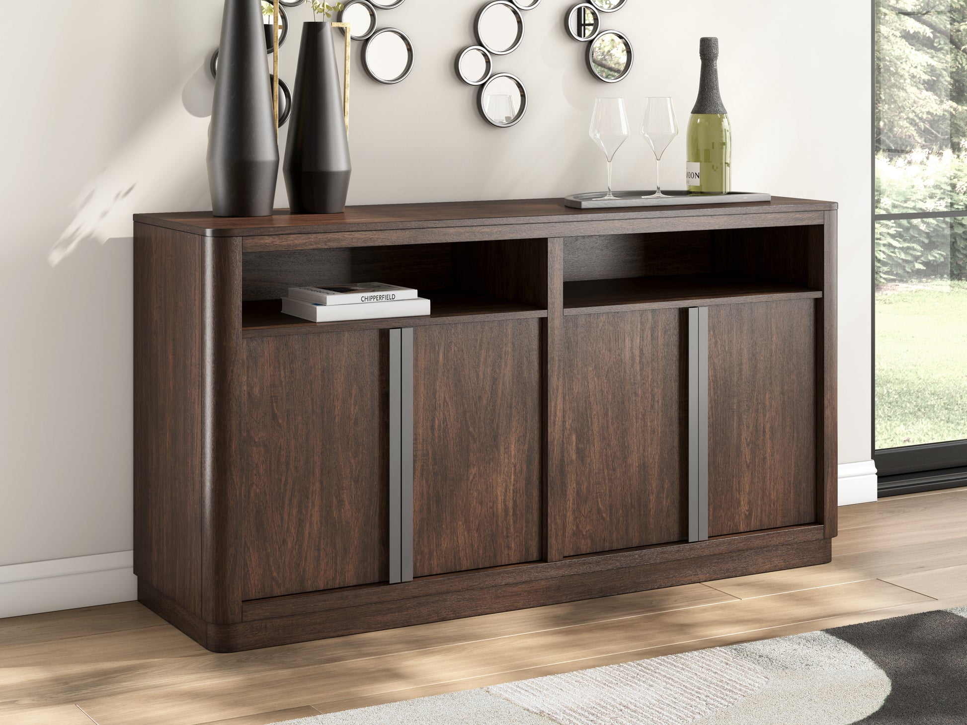 Bradenton Furniture Outlet - Ashley Furniture - Dilenno Dining Server - Dining Room Server / Dark Brown - PCD857-60