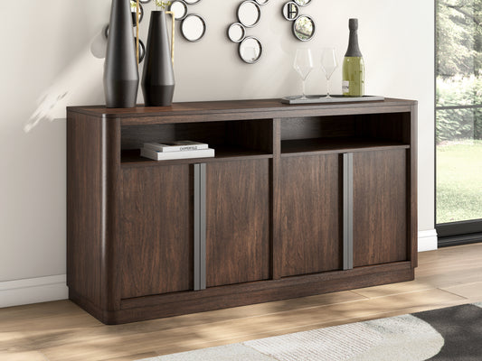 Bradenton Furniture Outlet - Ashley Furniture - Dilenno Dining Server - Dining Room Server / Dark Brown - PCD857-60