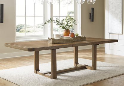 Bradenton Furniture Outlet - Ashley Furniture - Cabalynn Dining Room - RECT Dining Room EXT Table / Light Brown - D974-35