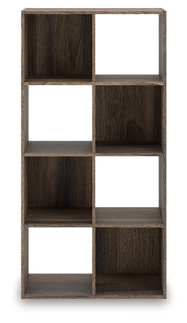 Bradenton Furniture Outlet - Ashley Furniture - Shallifer Eight Cube Organizer - Eight Cube Organizer / Brown - EA1104-4X2