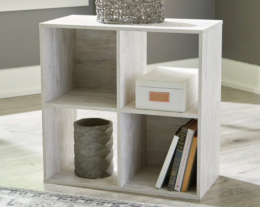 Bradenton Furniture Outlet - Ashley Furniture - Paxberry Four Cube Organizer - Four Cube Organizer / Whitewash - EA1811-2X2