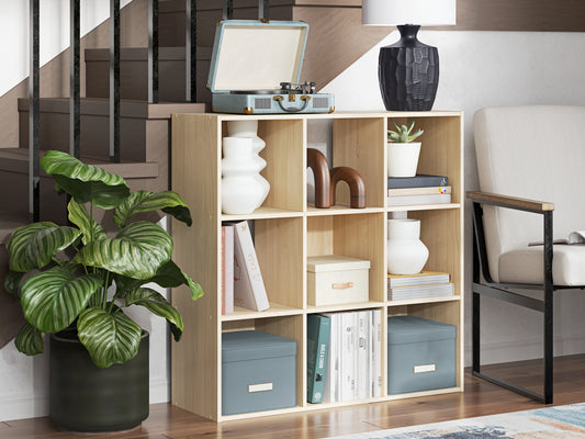 Bradenton Furniture Outlet - Ashley Furniture - Piperton Nine Cube Organizer - Nine Cube Organizer / Charcoal - EA5514-3X3