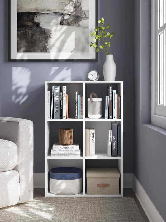Bradenton Furniture Outlet - Ashley Furniture - Onita Six Cube Organizer - Six Cube Organizer / White - EA9630-3X2