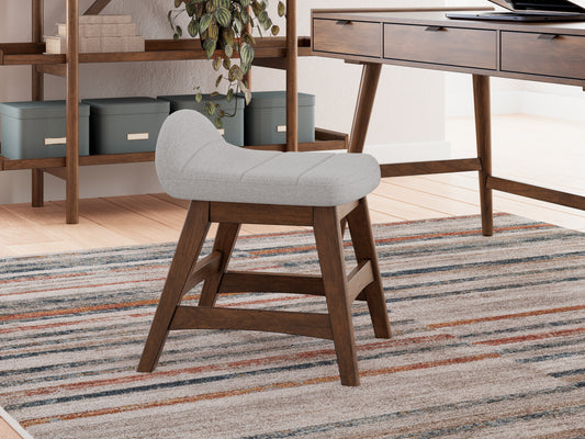 Bradenton Furniture Outlet - Ashley Furniture - Lyncott Desk Chair - Home Office Desk Chair (1/CN) / Light Gray/Brown - H615-01