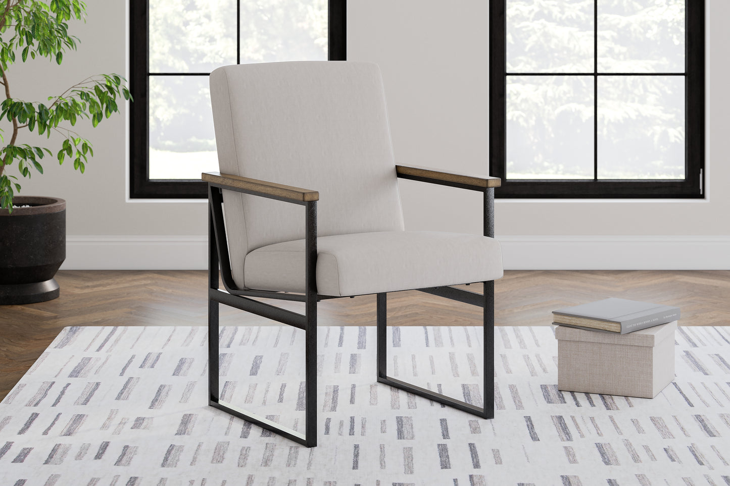 Bradenton Furniture Outlet - Ashley Furniture - Montia Desk Chair - Home Office Desk Chair (1/CN) / Light Brown - H632-01A