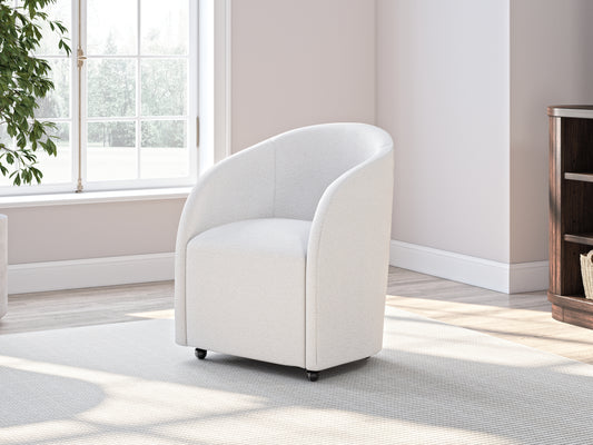 Bradenton Furniture Outlet - Ashley Furniture - Korestone Desk Chair - Home Office Desk Chair (1/CN) / White - H687-01A