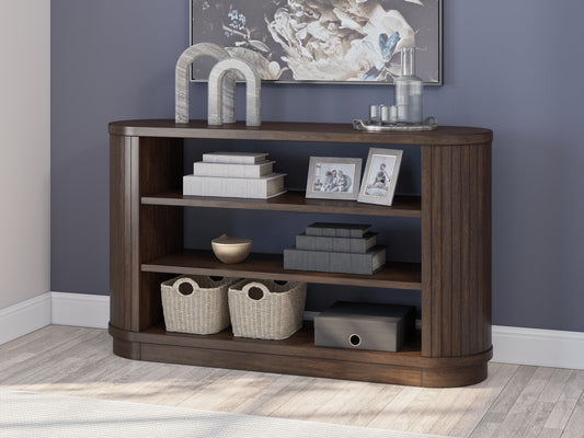 Bradenton Furniture Outlet - Ashley Furniture - Korestone 60" Credenza - Credenza / Warm Brown - H687-46