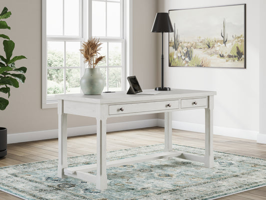 Bradenton Furniture Outlet - Ashley Furniture - Robbinsdale Office Desk - Home Office Desk / Antique White - H742-34
