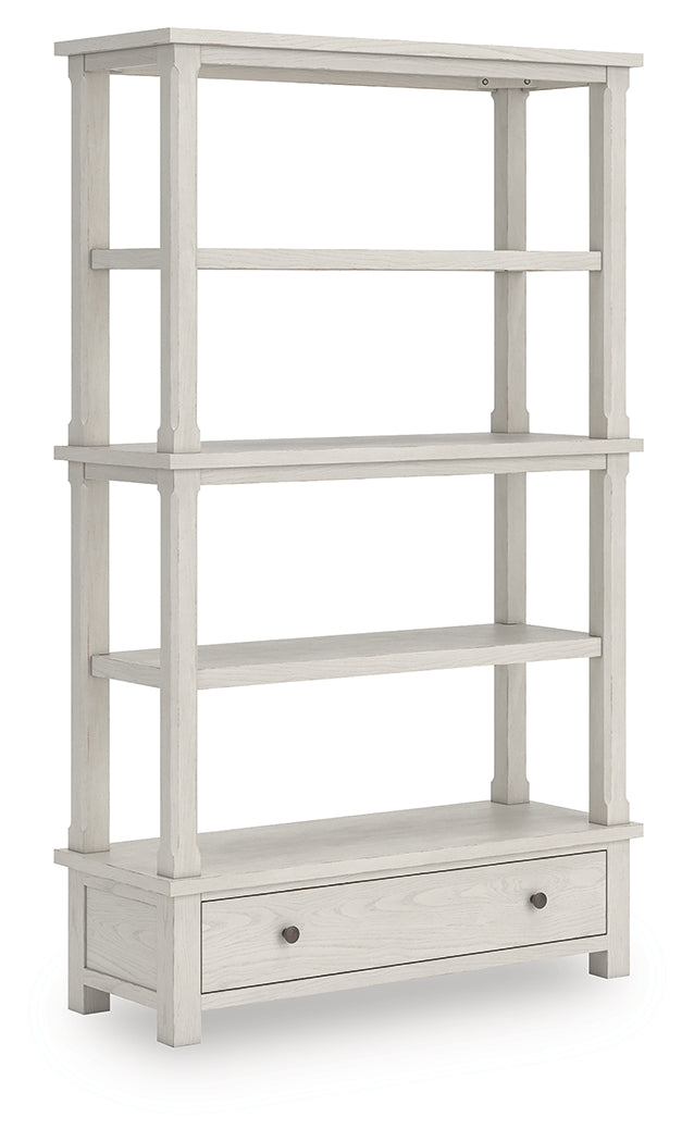 Bradenton Furniture Outlet - Ashley Furniture - Robbinsdale Bookcase - Bookcase / Antique White - H742-70