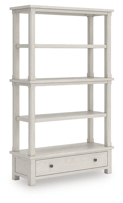 Bradenton Furniture Outlet - Ashley Furniture - Robbinsdale Bookcase - Bookcase / Antique White - H742-70
