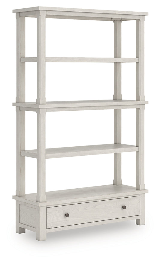 Bradenton Furniture Outlet - Ashley Furniture - Robbinsdale Bookcase - Bookcase / Antique White - H742-70