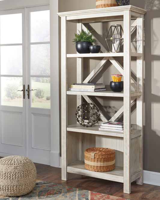 Bradenton Furniture Outlet - Ashley Furniture - Carynhurst Bookcase - Large Bookcase / Whitewash - H755-17