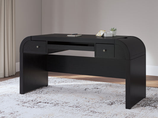 Bradenton Furniture Outlet - Ashley Furniture - Rowanbeck Office Desk - Home Office Desk / Black - H821-44