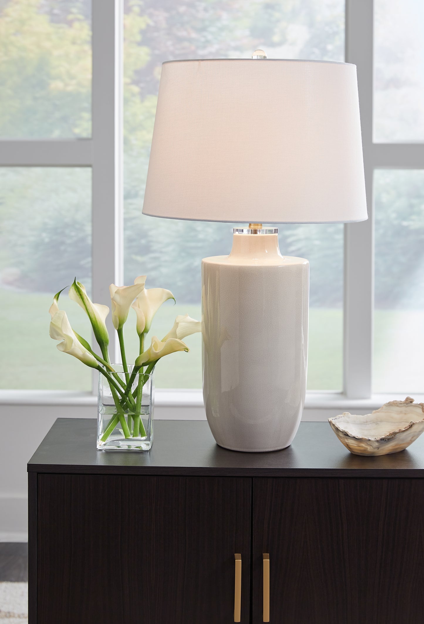 Bradenton Furniture Outlet - Ashley Furniture - Cylener Lighting - Table Lamp (Set of 2) / Off White - L100794X2