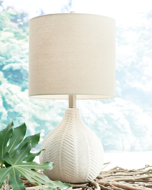Bradenton Furniture Outlet - Ashley Furniture - Rainermen Lighting - Table Lamp (Set of 2) / Off White - L180024X2