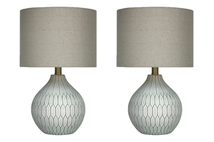 Bradenton Furniture Outlet - Ashley Furniture - Wardmont Lighting - Table Lamp (Set of 2) / White - L180094X2