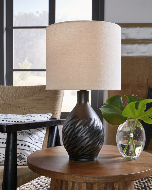 Bradenton Furniture Outlet - Ashley Furniture - Garinton Lighting - Table Lamp (Set of 2) / Black - L180184X2