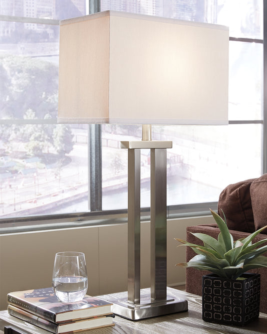 Bradenton Furniture Outlet - Ashley Furniture - Aniela Lighting - Metal Table Lamp (Set of 2) / Bronze Finish - L204074