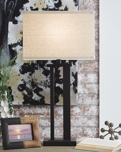 Bradenton Furniture Outlet - Ashley Furniture - Aniela Lighting - Metal Table Lamp (Set of 2) / Bronze Finish - L204074