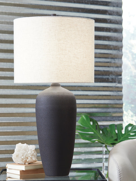 Bradenton Furniture Outlet - Ashley Furniture - Ryenburg Lighting - Metal Table Lamp (1/CN) / Black - L207584