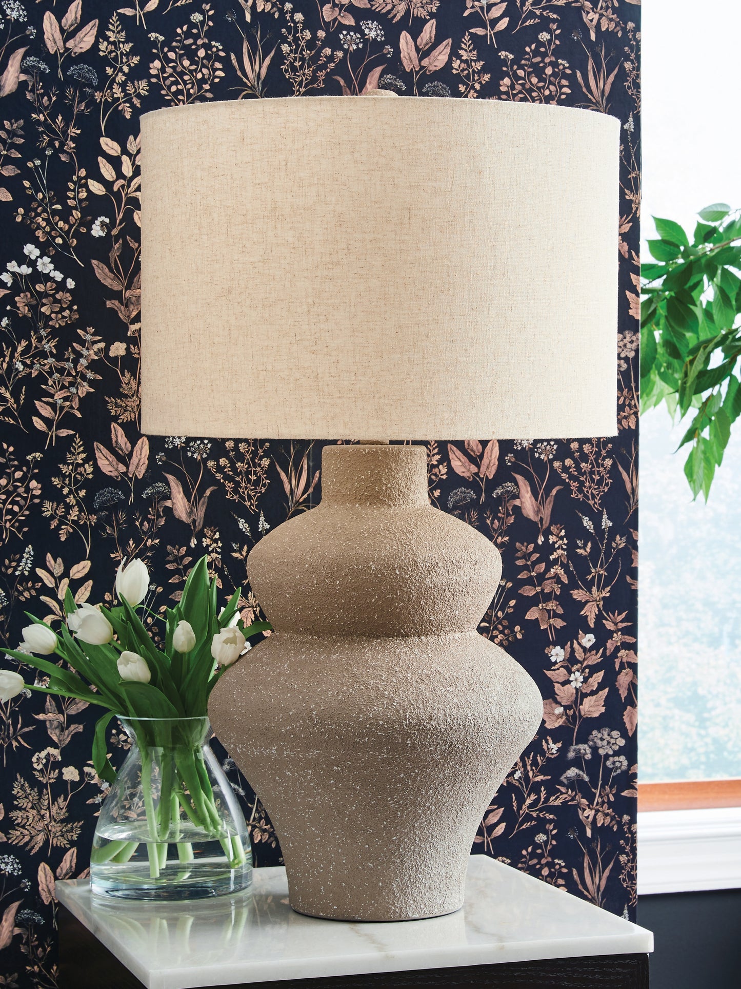 Bradenton Furniture Outlet - Ashley Furniture - Jossleigh Lighting - Metal Table Lamp (1/CN) / Beige - L207624