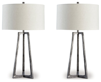 Bradenton Furniture Outlet - Ashley Furniture - Ryandale Lighting - Table Lamp (Set of 2) / Antique Pewter Finish - L208334X2