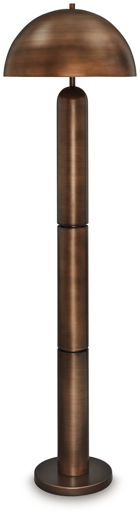 Bradenton Furniture Outlet - Ashley Furniture - Wendfield Lighting - Metal Floor Lamp (1/CN) / Antique Copper Finish - L208431