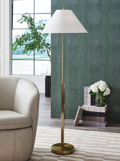 Bradenton Furniture Outlet - Ashley Furniture - Haigwood Lighting - Metal Table Lamp (1/CN) / Gold Finish - L208474