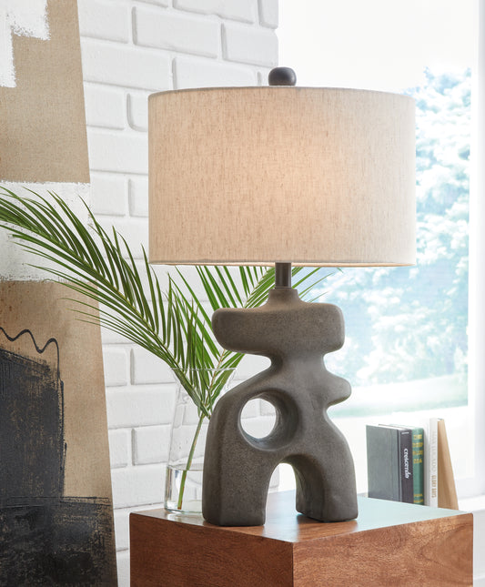 Bradenton Furniture Outlet - Ashley Furniture - Danacy Lighting - Table Lamp (Set of 2) / Distressed Black - L235754X2