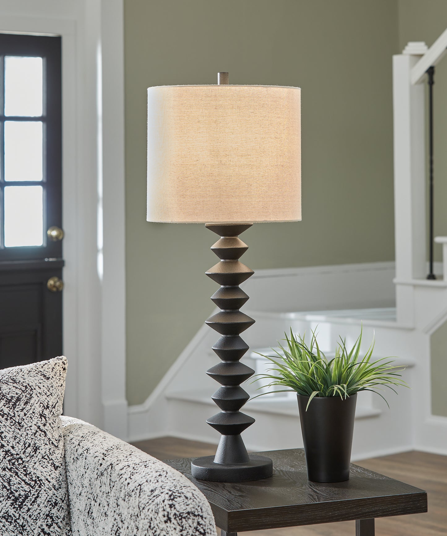 Bradenton Furniture Outlet - Ashley Furniture - Luanndon Lighting - 2-Piece Lamp Set / Black - L235783X2