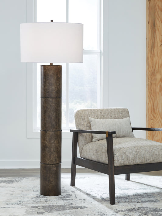 Bradenton Furniture Outlet - Ashley Furniture - Jebson Lighting - Metal Floor Lamp (1/CN) / Dark Bronze Finish - L235791